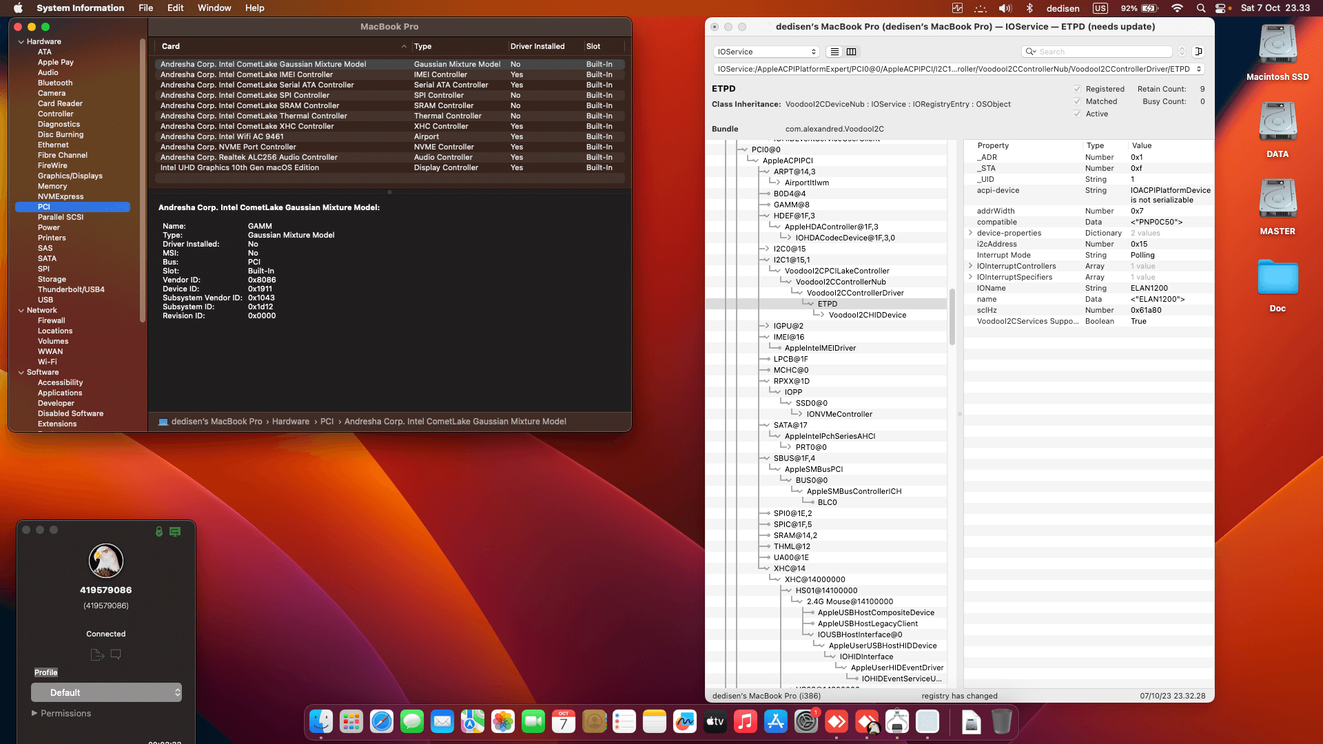 Asus VivoBook 15 A516FA VIPS323 [CometLake   Intel UHD 10Th Gen + I2C]   OpenCore 1